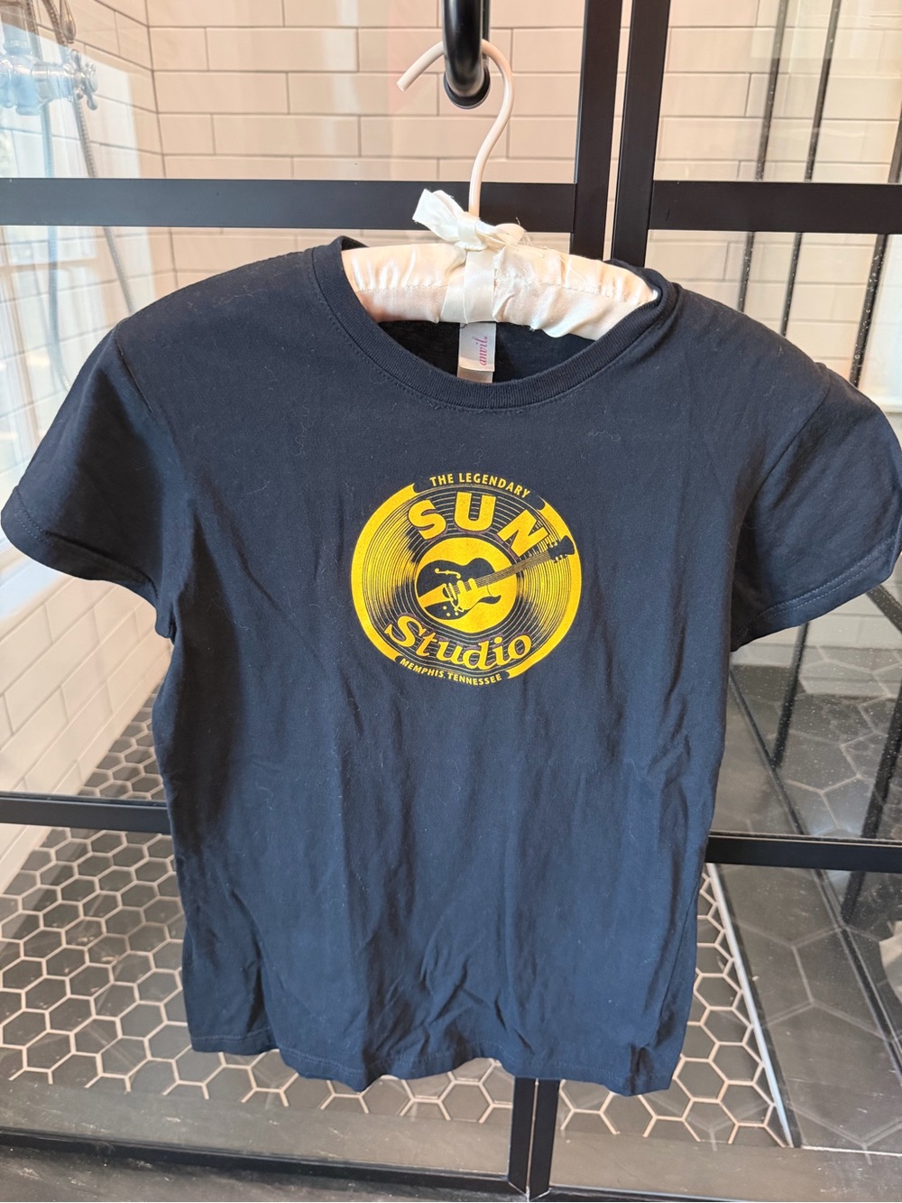 Black SUN Studio Graphic Short Sleeve Tee